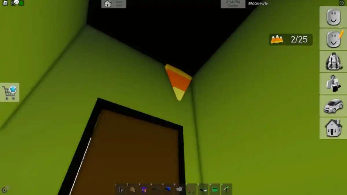 Candy Corn On Wall In Roblox