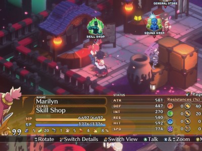 Disgaea 7 Evilties Skill Shop