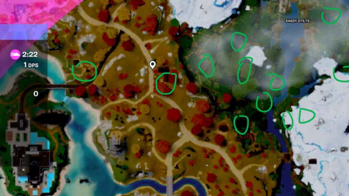 Fortnite Map With Dirtbike Locations