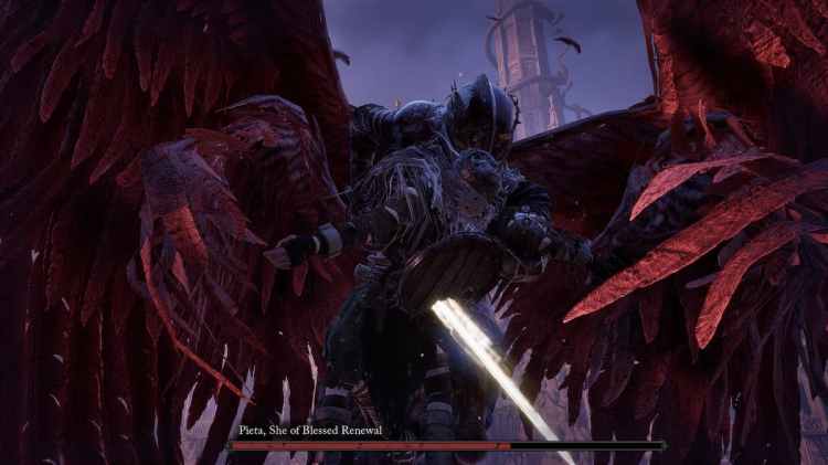 Получение ножевого ранения от Пьеты в Lords Of The Fallen
