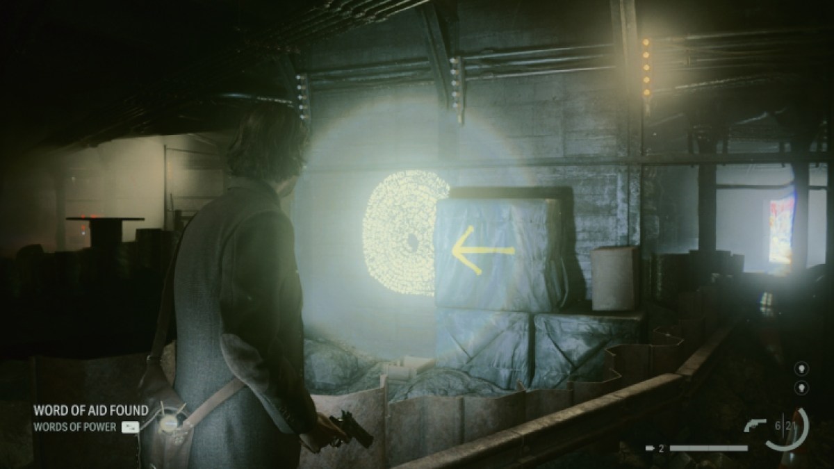 Как найти слова силы в Alan Wake 2 Arrow