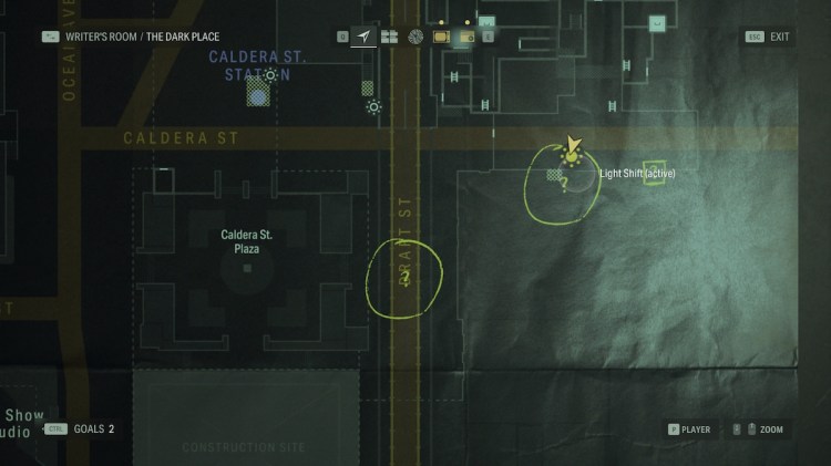 Как найти слова силы на карте Alan Wake 2