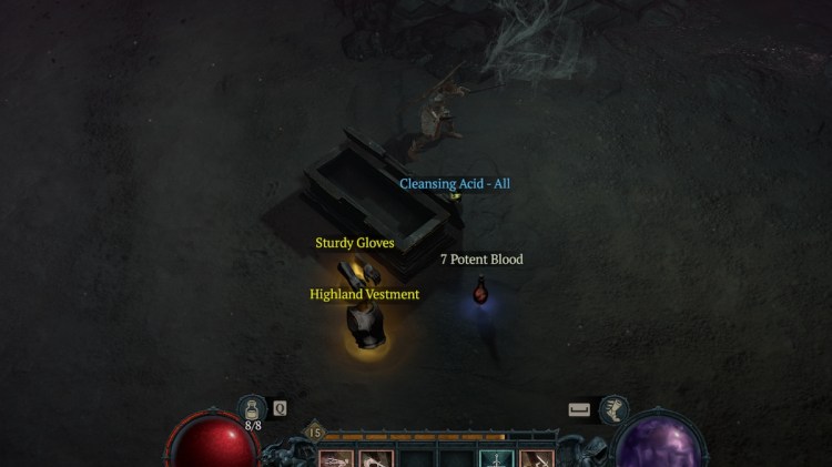 Как получить очищающую кислоту из тайников второго сезона Diablo 4