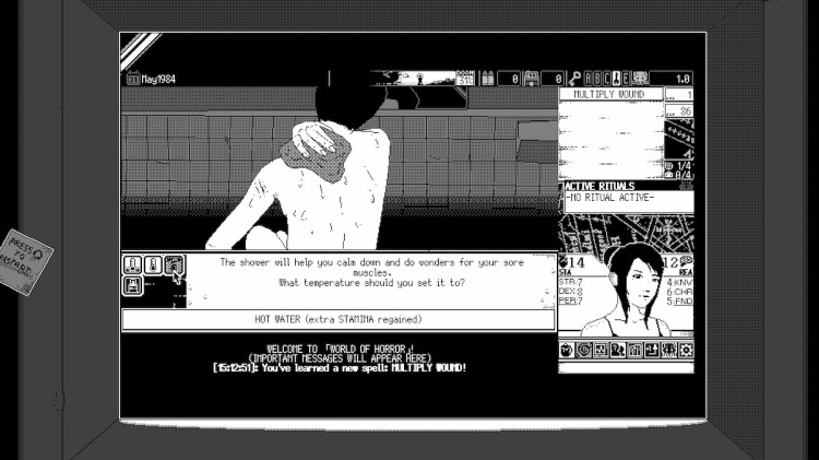 Как исцелить себя World Of Horror Bath