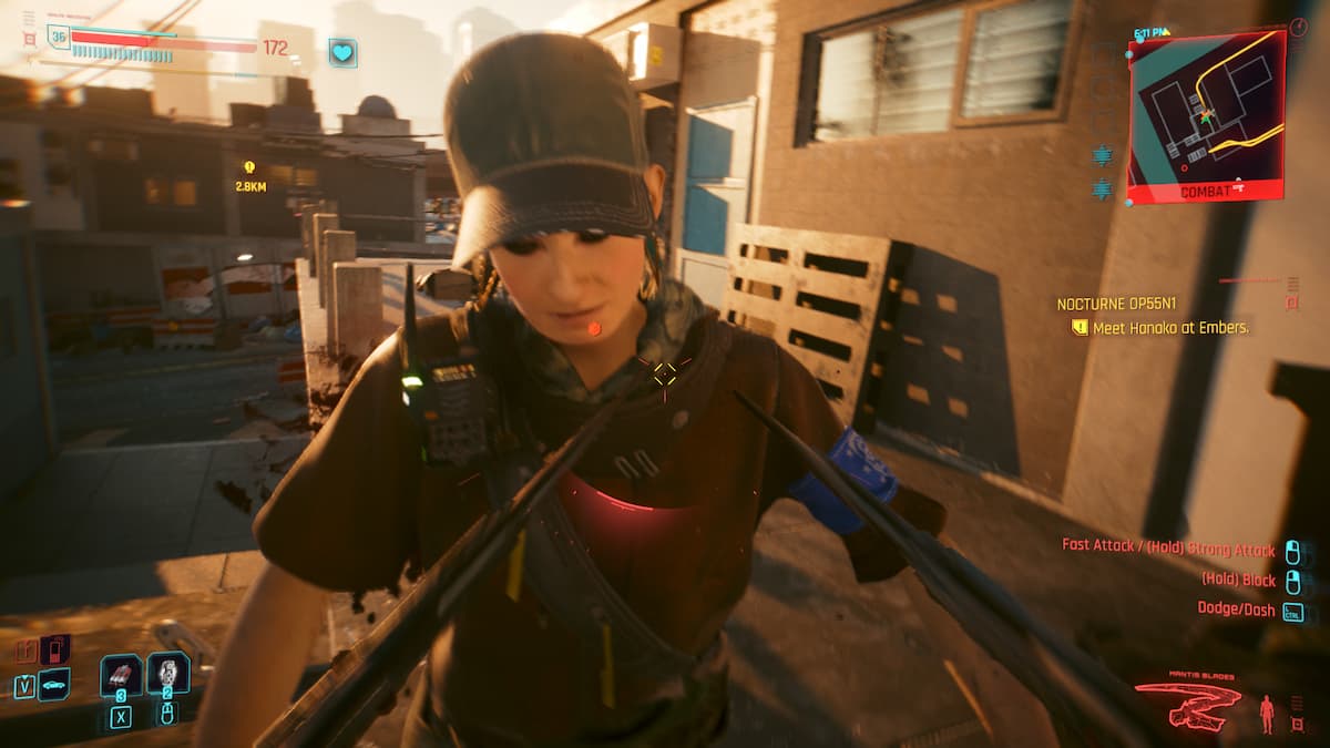 Best Mantis Blades build in Cyberpunk 2077