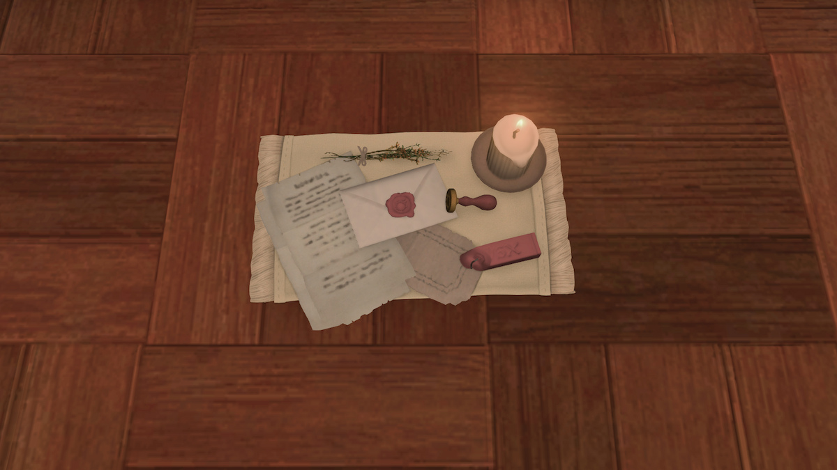 All new items in FFXIV Patch 6.5 Sealing Wax And Letter Set