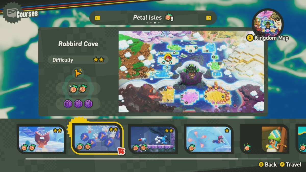 Smb Wonder Robbird Cove Level Completed