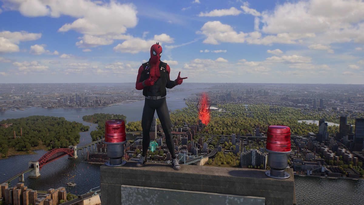 Spiderman 2 Spider Punk Suit