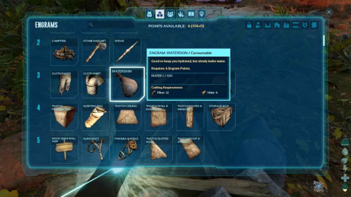 Бурдюк с водой в Ark Survival Ascend