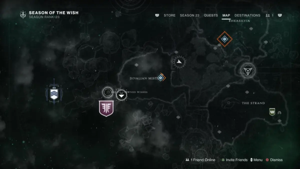 Destiny 2 Starcats Bay Of Drowned Wishes Map