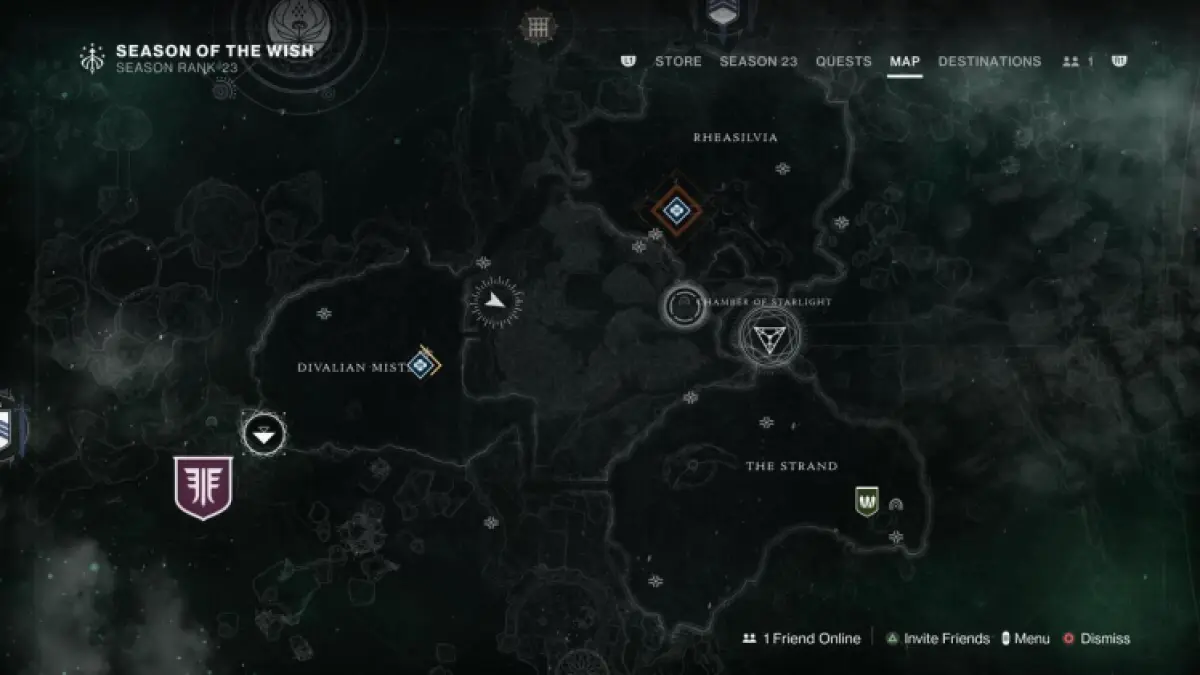 Destiny 2 Starcats Chamber Of Starlight Map