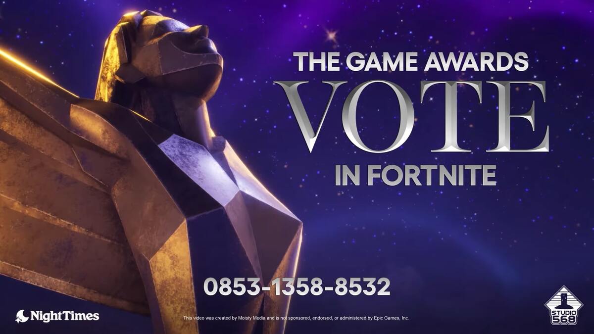 How to vote for The Game Awards in Fortnite