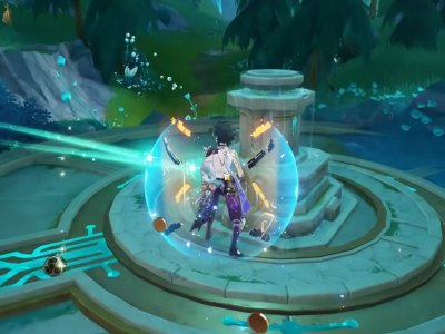 Genshin Impact Foggy Forest Path Altar