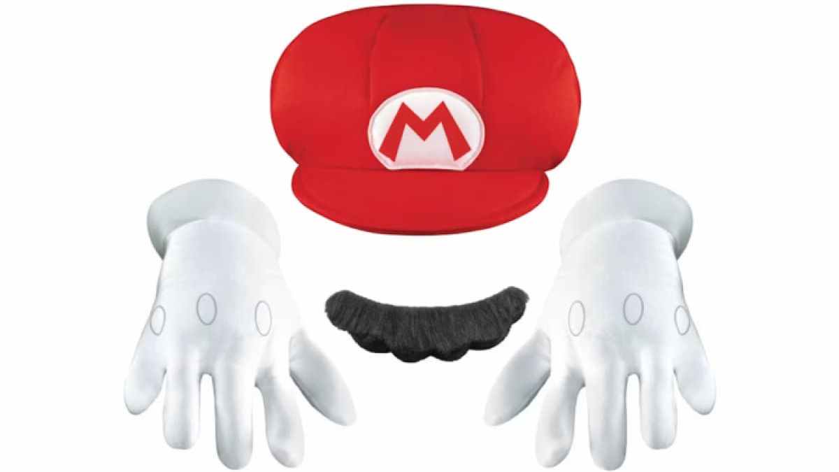 Mario Hat Gloves