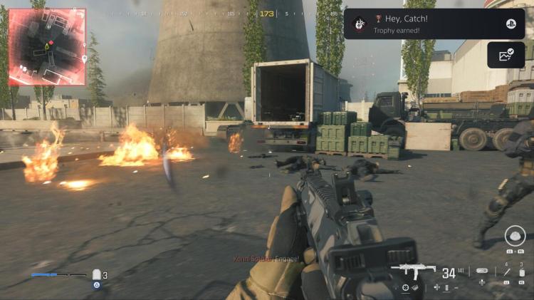 Modern Warfare 3 Flammable Canisters In Action
