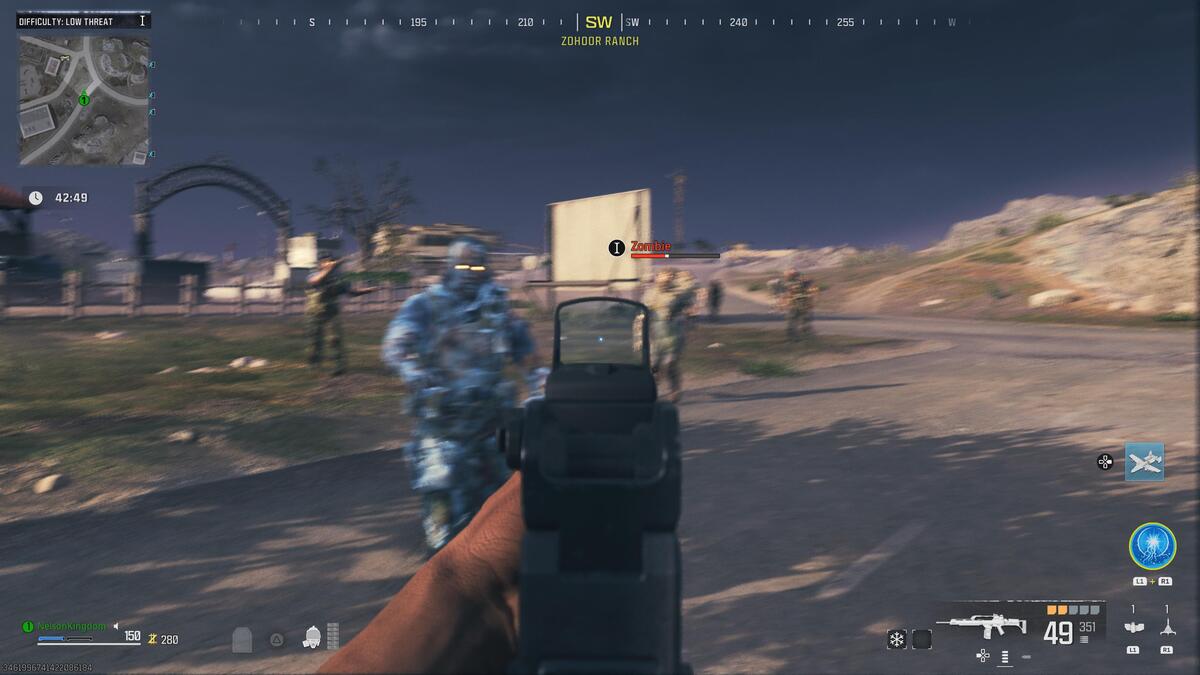 Modern Warfare Zombies Freeze Burn Slow Enemies