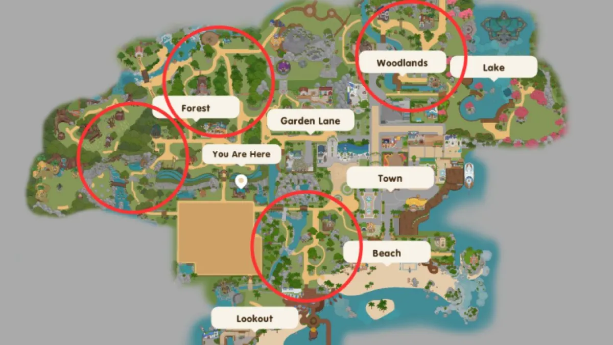 All Shallot Locations In Coral Island Map
