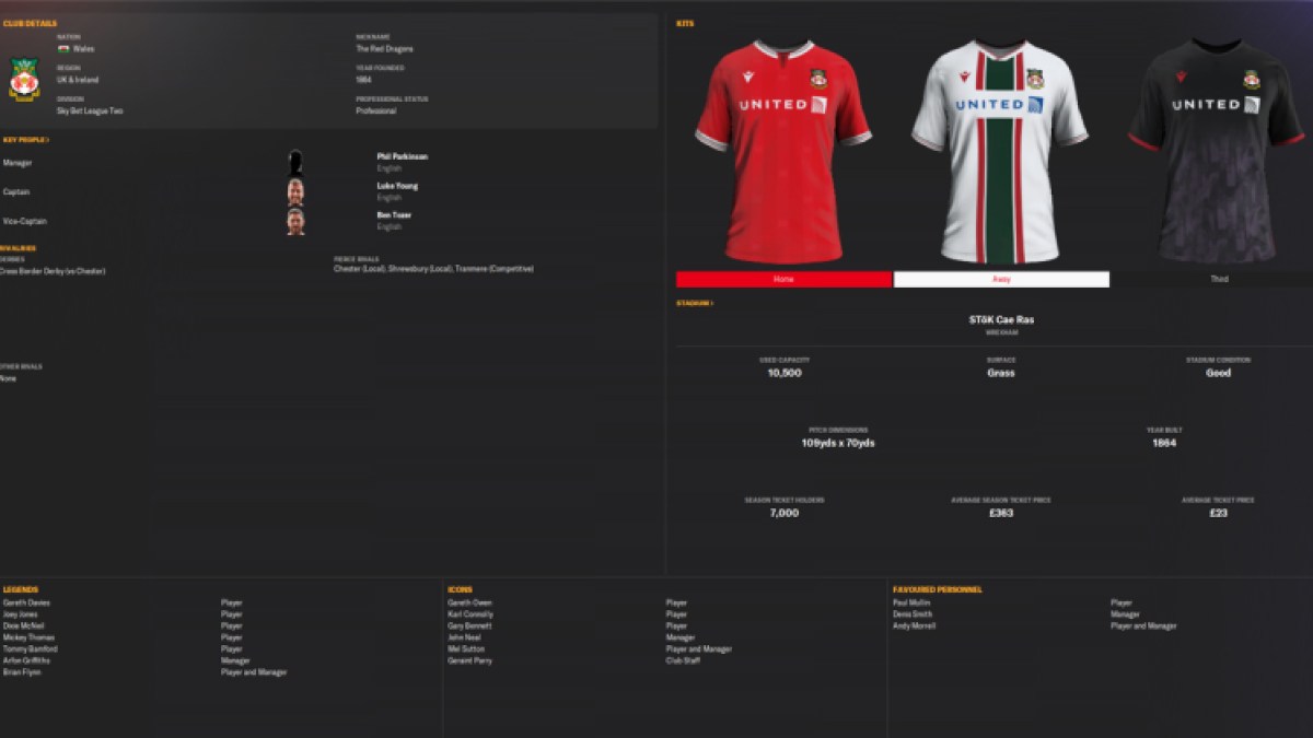 Football Manager 2024 Лучшие команды Рексхэма