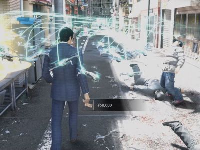 Like A Dragon Gaiden Battling Thugs With Drones