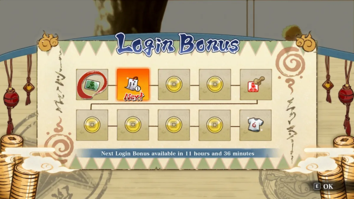 Naruto Login Bonus