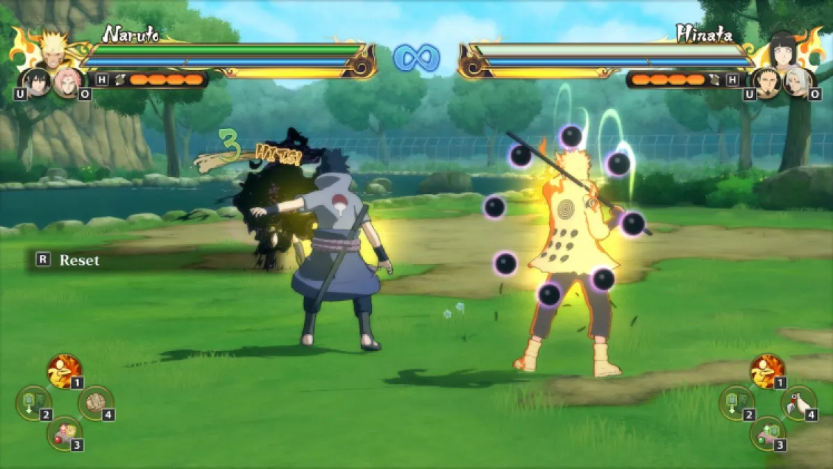 Наруто X Боруто Ultimate Ninja Storm Connections Все действия поддержки Прикрытие огня