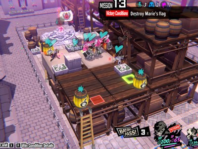 Persona 5 Tactica Makoto Yusuke Fight 2