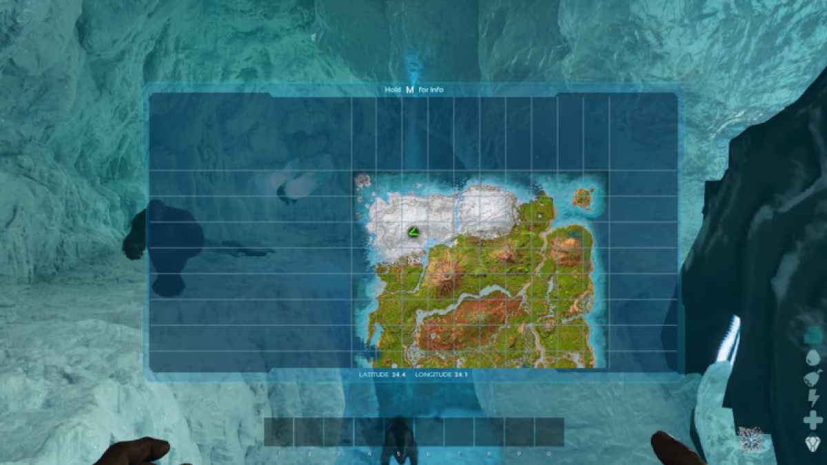 Снежная пещера в Ark Survival Ascend
