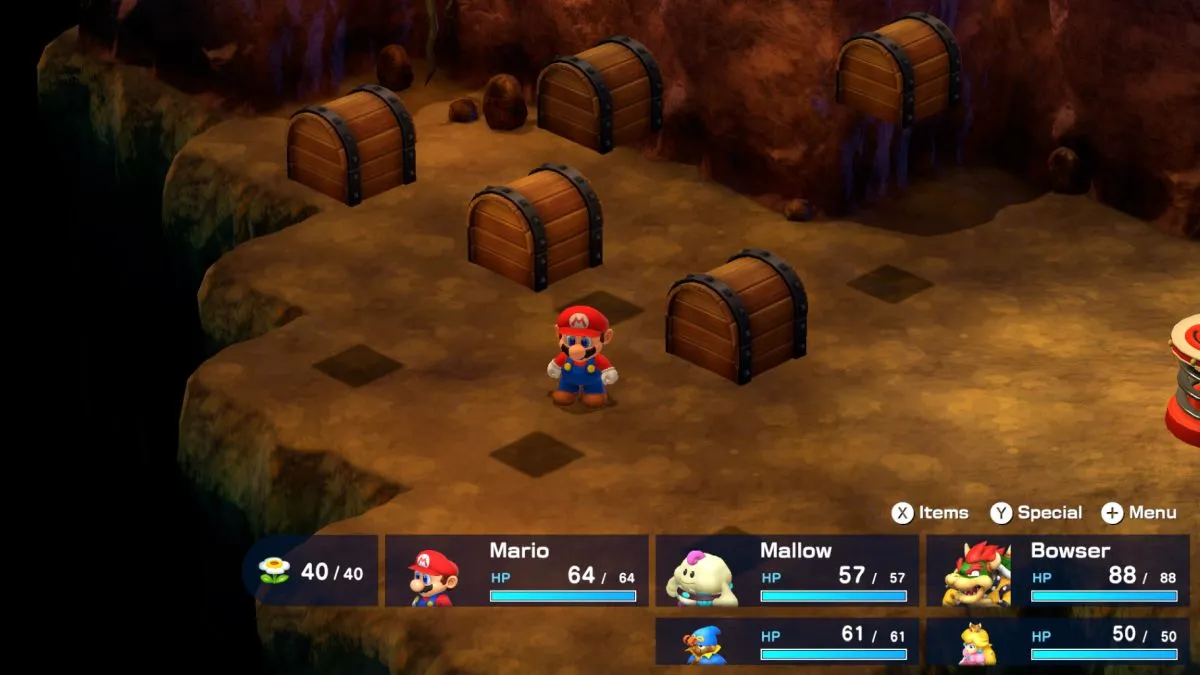 Super Mario Rpg Forest Maze Hidden Treasure Chamber