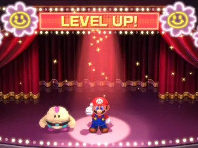Super Mario Rpg Level Up Screen
