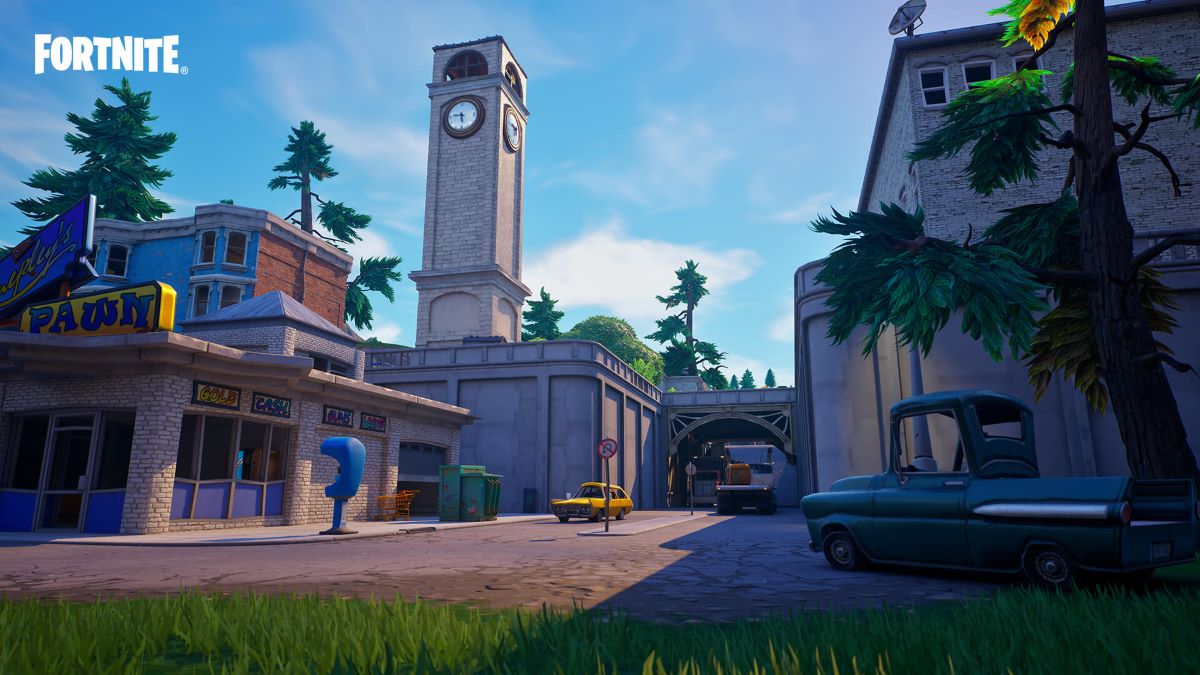 Tilted Towers Location In Fortnite