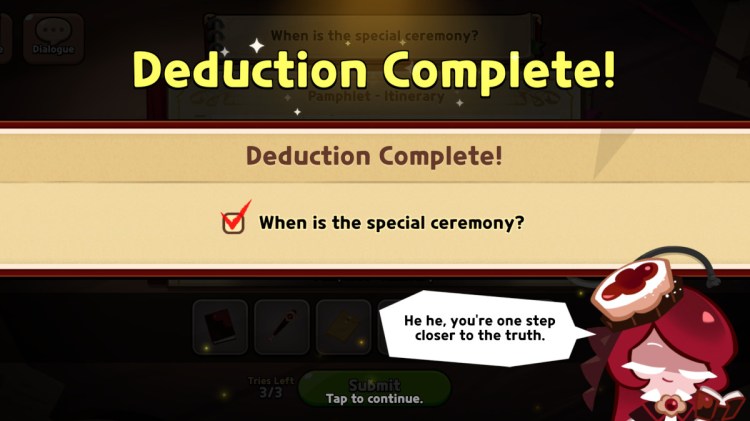 Cookie Run Kingdom Holiday Express Chapter 1 Answers Ceremony