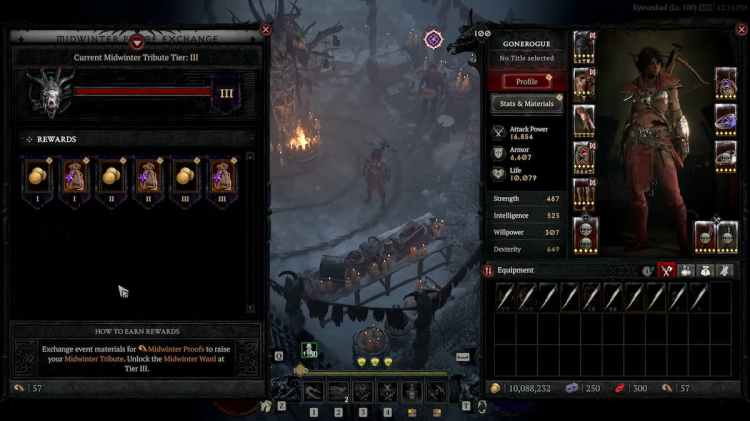 Diablo 4 Midwinter Square Tier Upgrade