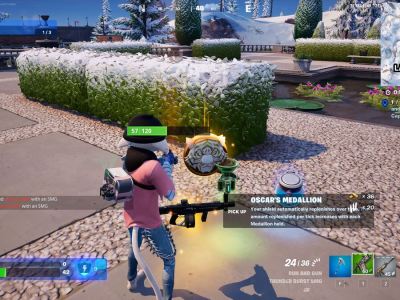 Fortnite Medallion Yellow Circles