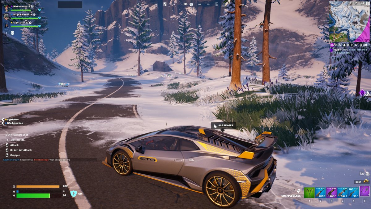 How to get the vehicle skin in Fortnite