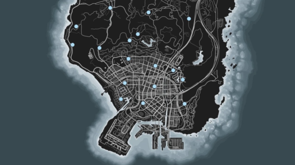 Gta Online Los Santos Snowman Locations Map