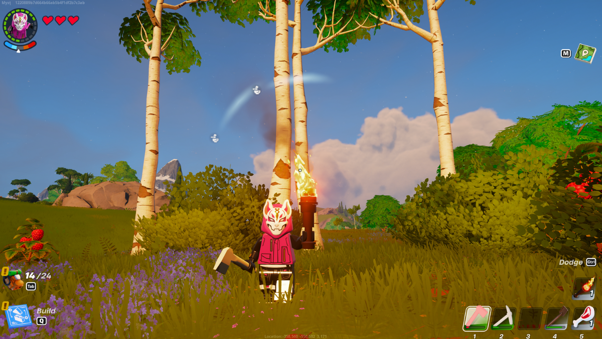 Best ways to farm wood in LEGO Fortnite