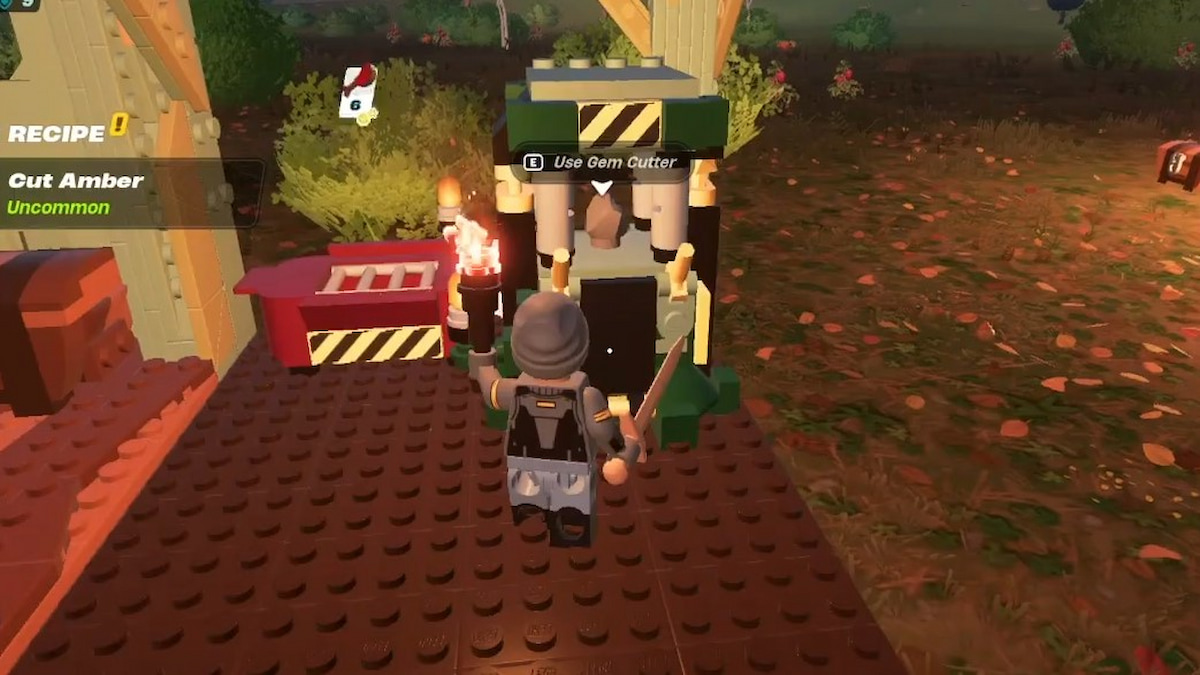 How to craft a Gem Cutter in LEGO Fortnite