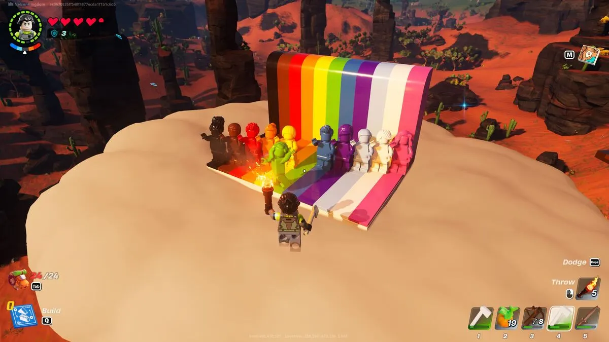 How to find Musical Rainbow Cloud in LEGO Fortnite?