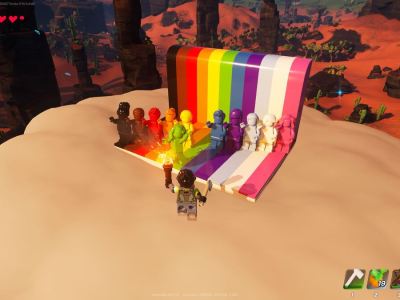 Lego Fortnite Rainbow Cloud