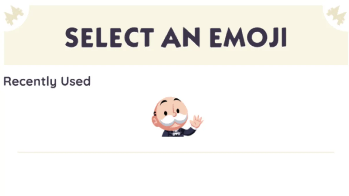 Monopoly Go Emojis Select