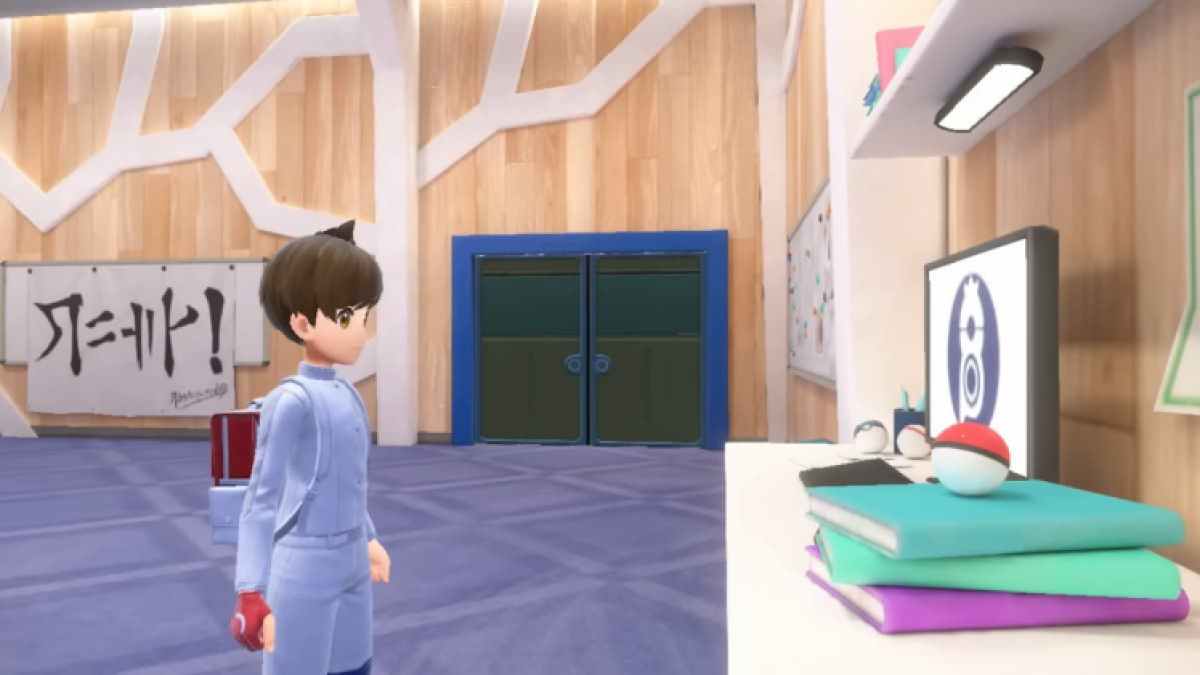Pokemon Scarlet And Violet The Indigo Disk League Club Room Computer