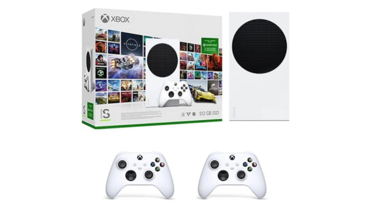 Xbox Series S Two Controllers And Game Pass Ultimate