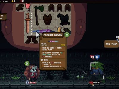 Backpack Hero Purse Battles A Boss