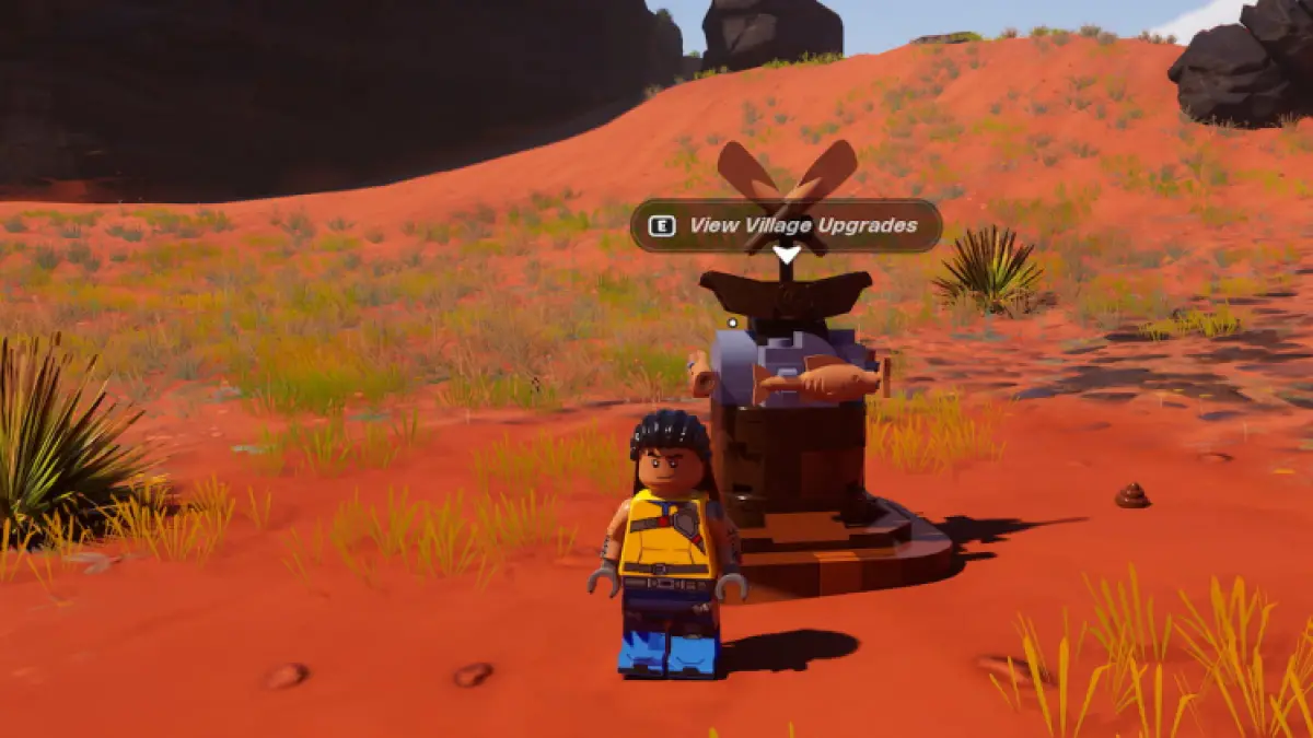 Dry Valley Village In Lego Fortnite