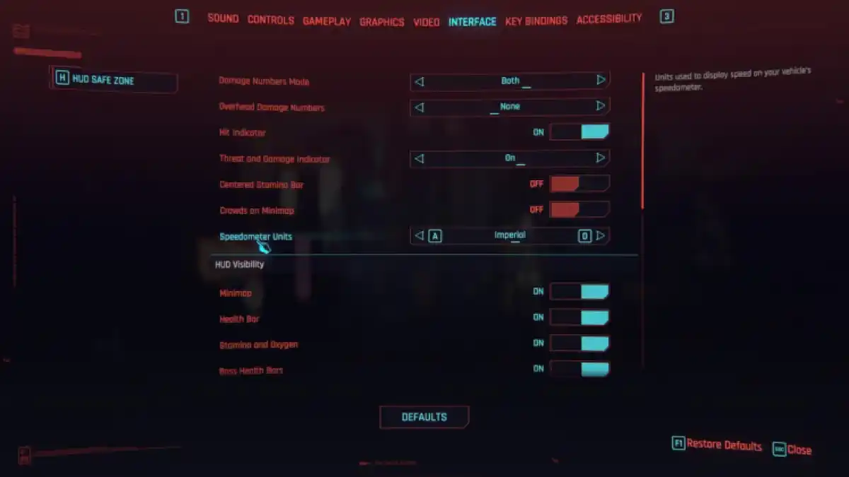 How To Change Units Of Measurement In Cyberpunk 2077 Settings