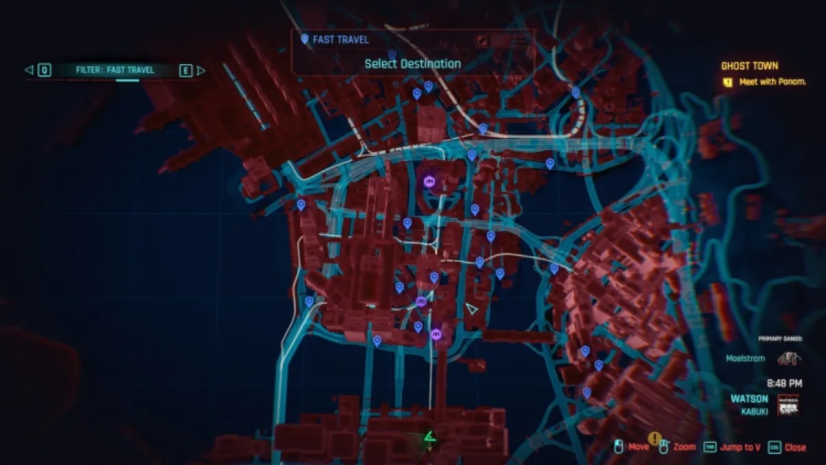 How To Use The Metro System In Cyberpunk 2077 Map