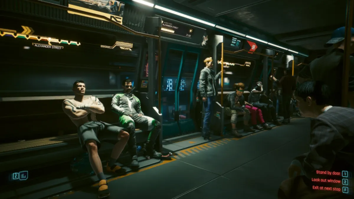 How To Use The Metro System In Cyberpunk 2077 Ride