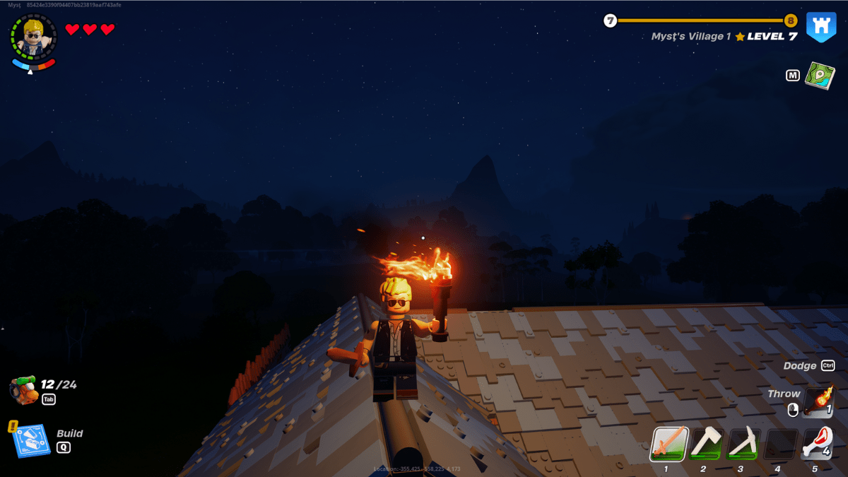 How to use Offhand in LEGO Fortnite