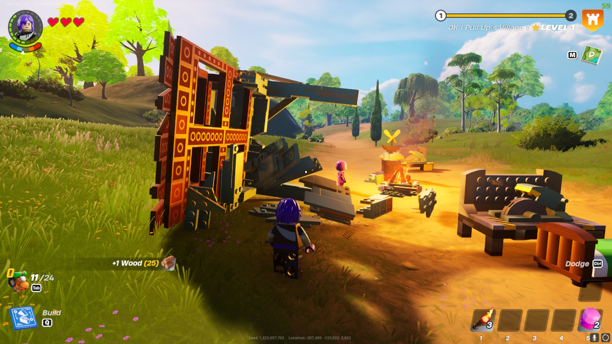 Can you move Objects in Lego Fortnite? (Buildings and Furniture)