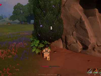 Using Uncommon Forest Axe In Lego Fortnite